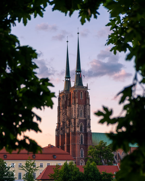 plakat fotograficzny wrocław katedra