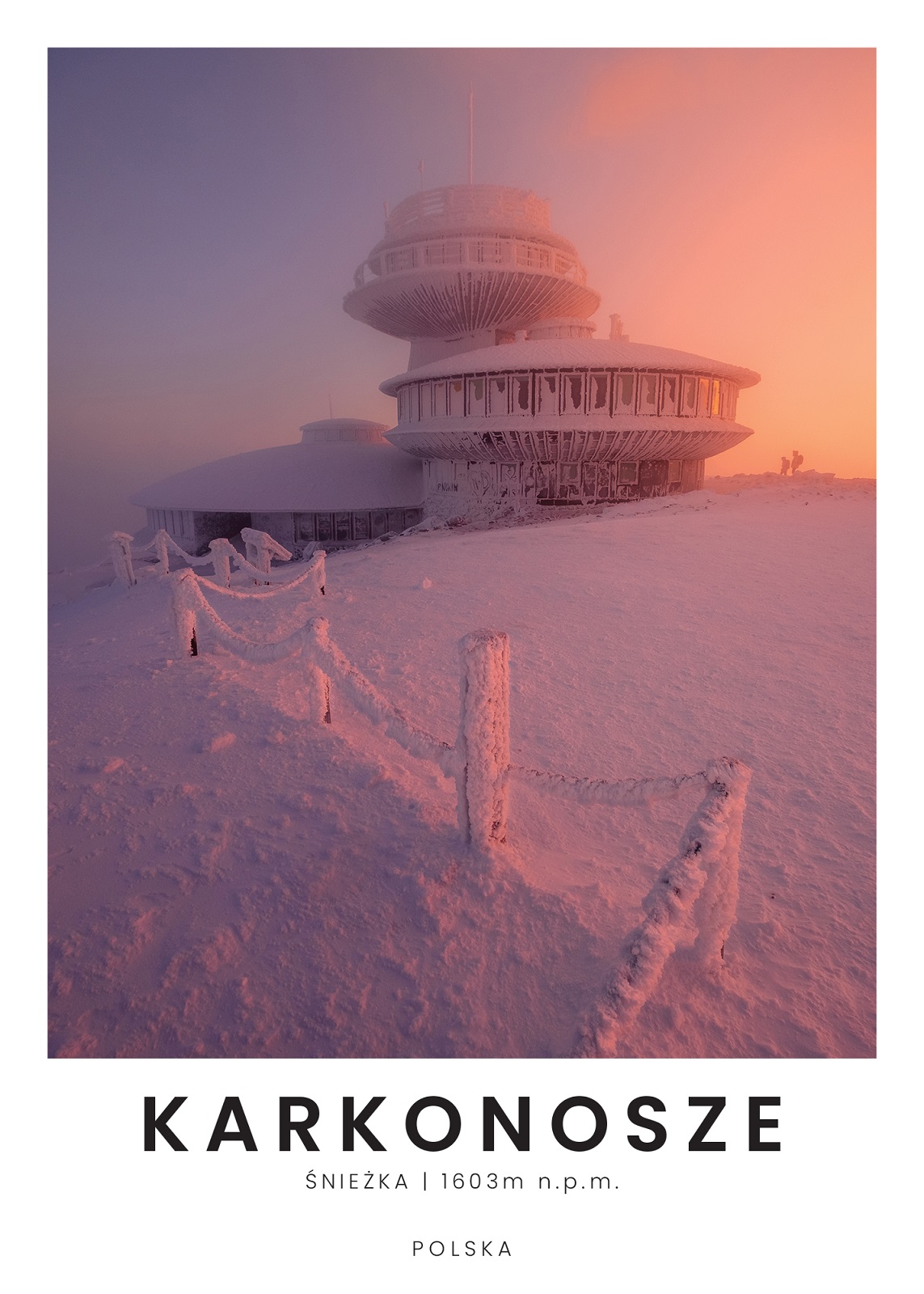 Plakat Karkonosze Śnieżka