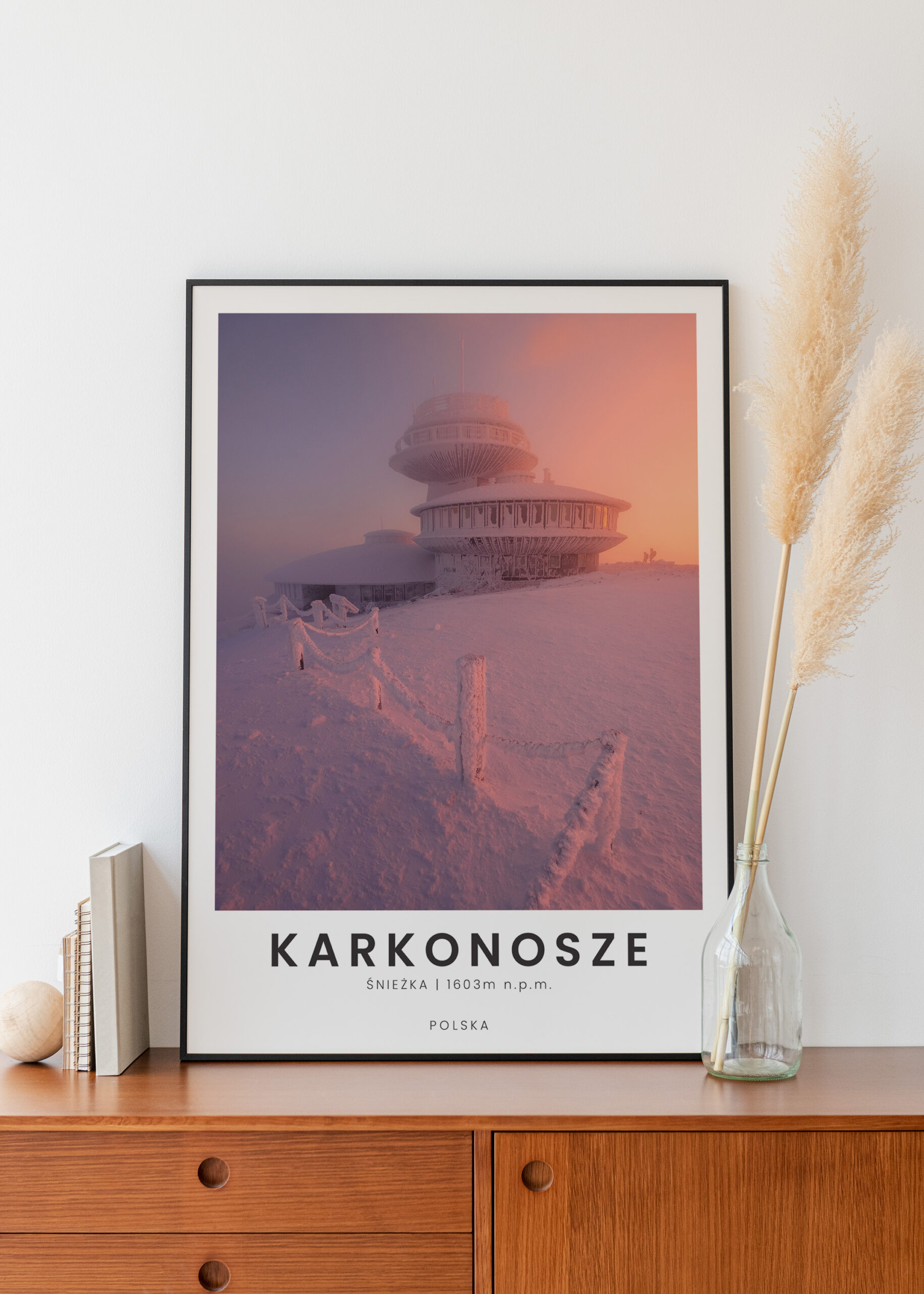 Plakat Karkonosze Śnieżka