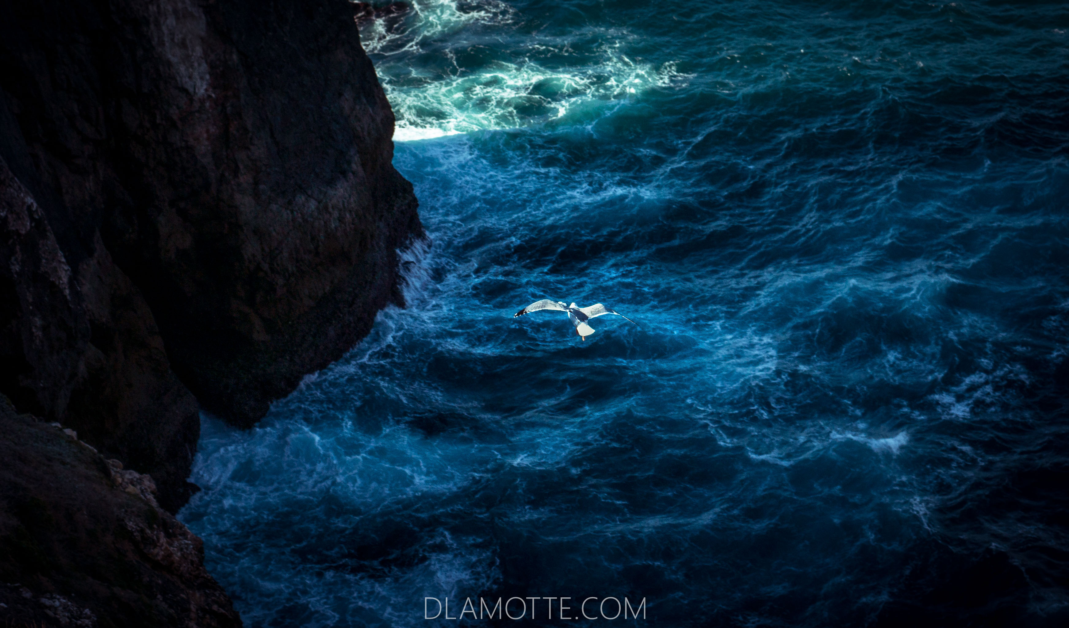 Cape St. Vincent, Algarve klif Algarve w listopadzie