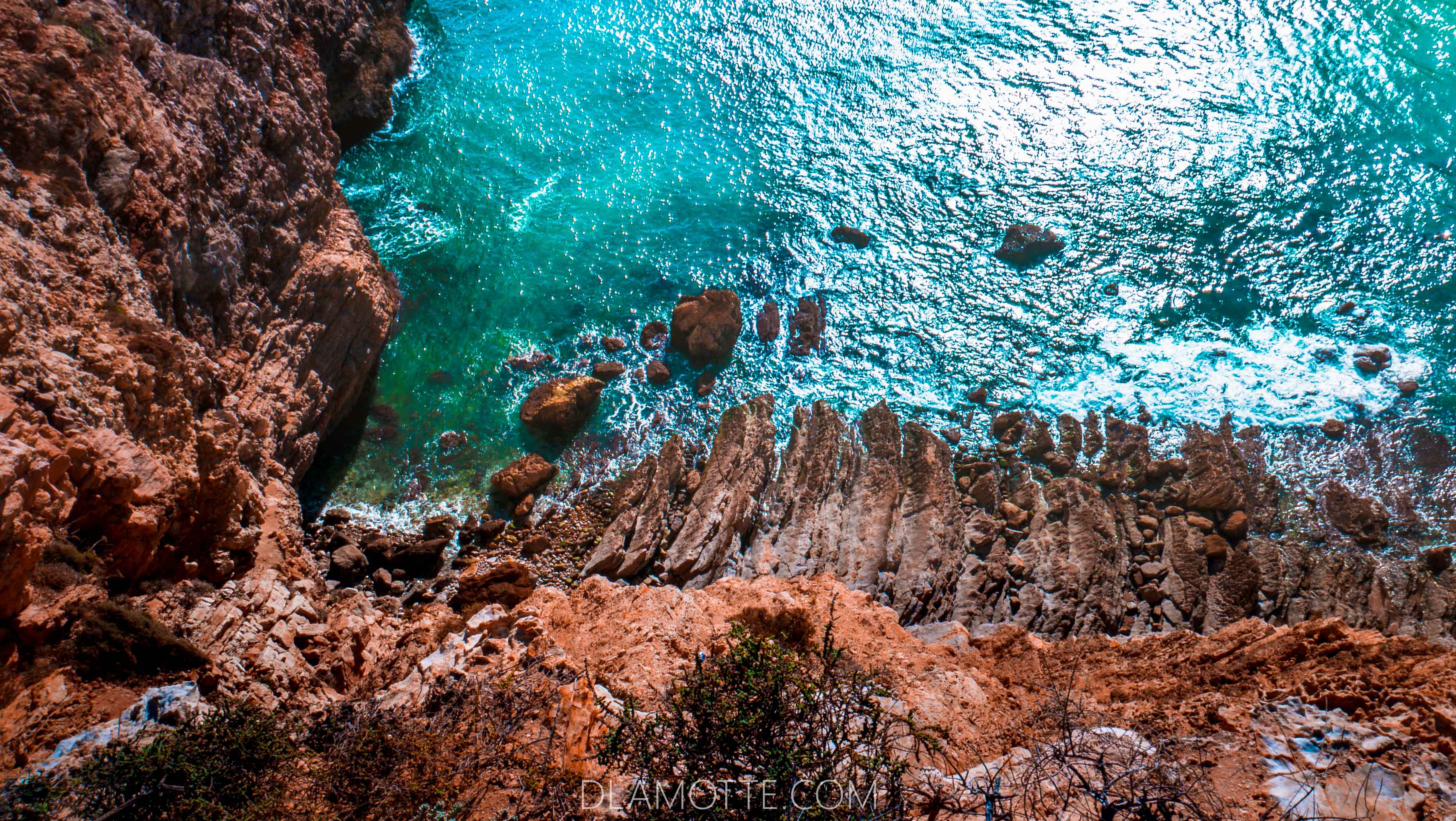 Cape St. Vincent, Algarve klif Algarve w listopadzie